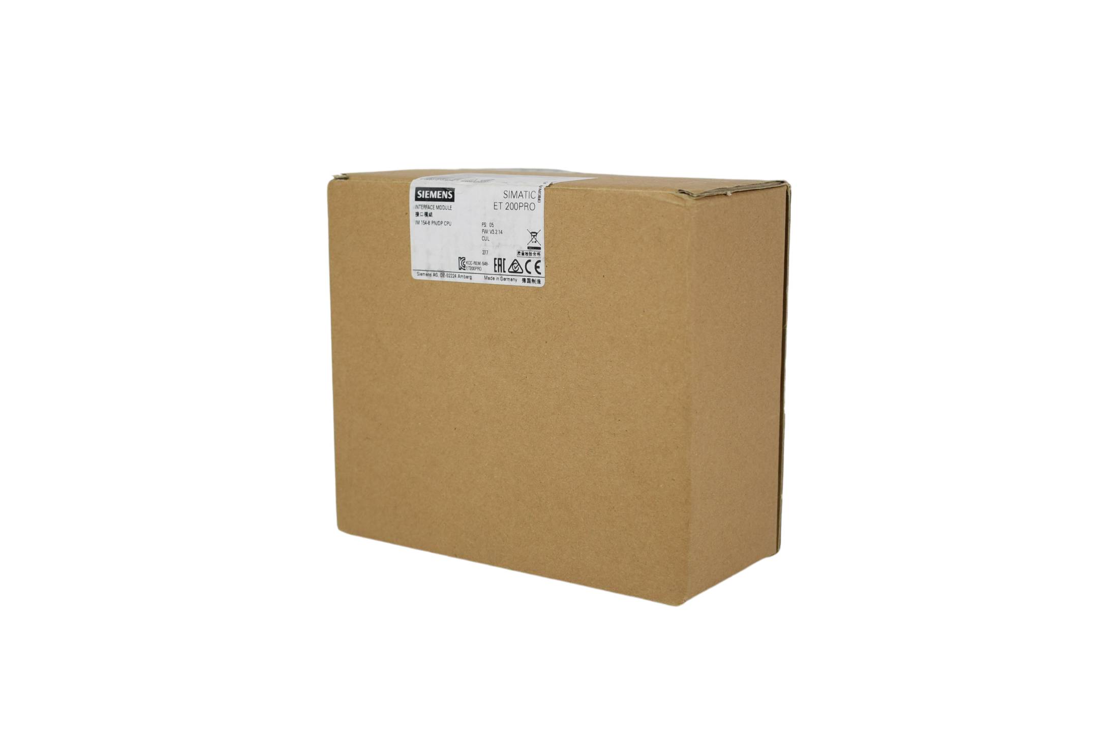 Siemens Dig.Industr. IM 154-8 PN/DP CPU für ET 200 PRO, 384K 6ES7154-8AB01-0AB0-1