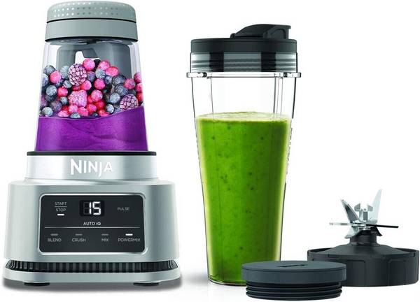 Ninja Foodi Power Nutri Mixer CB100EU, schwarz/silber CB100EU
