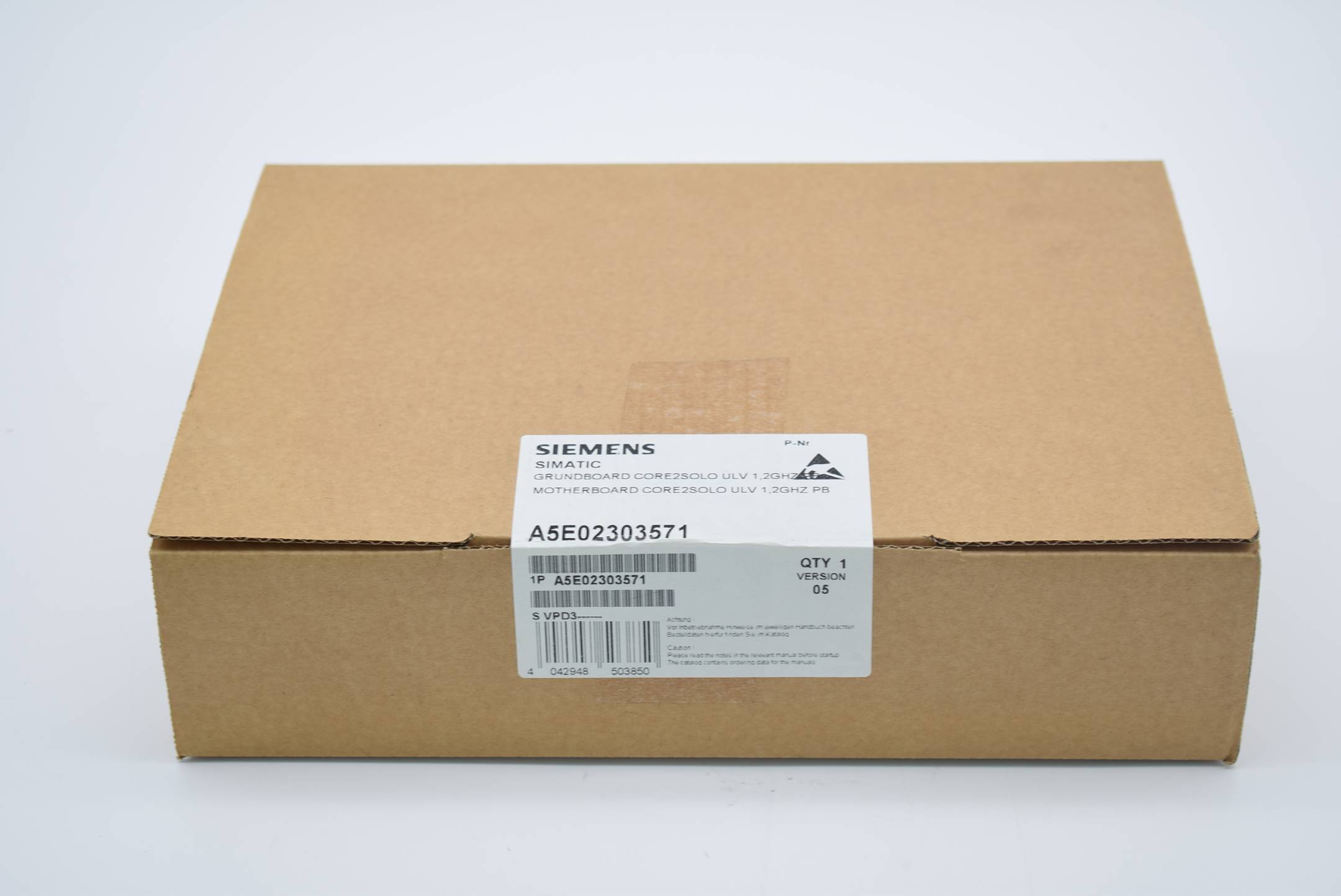 Siemens simatic Grundboard CORE2SOLO ULV 1,2GHZ A5E02303571 ( A5E0 2303571 ) V05-0