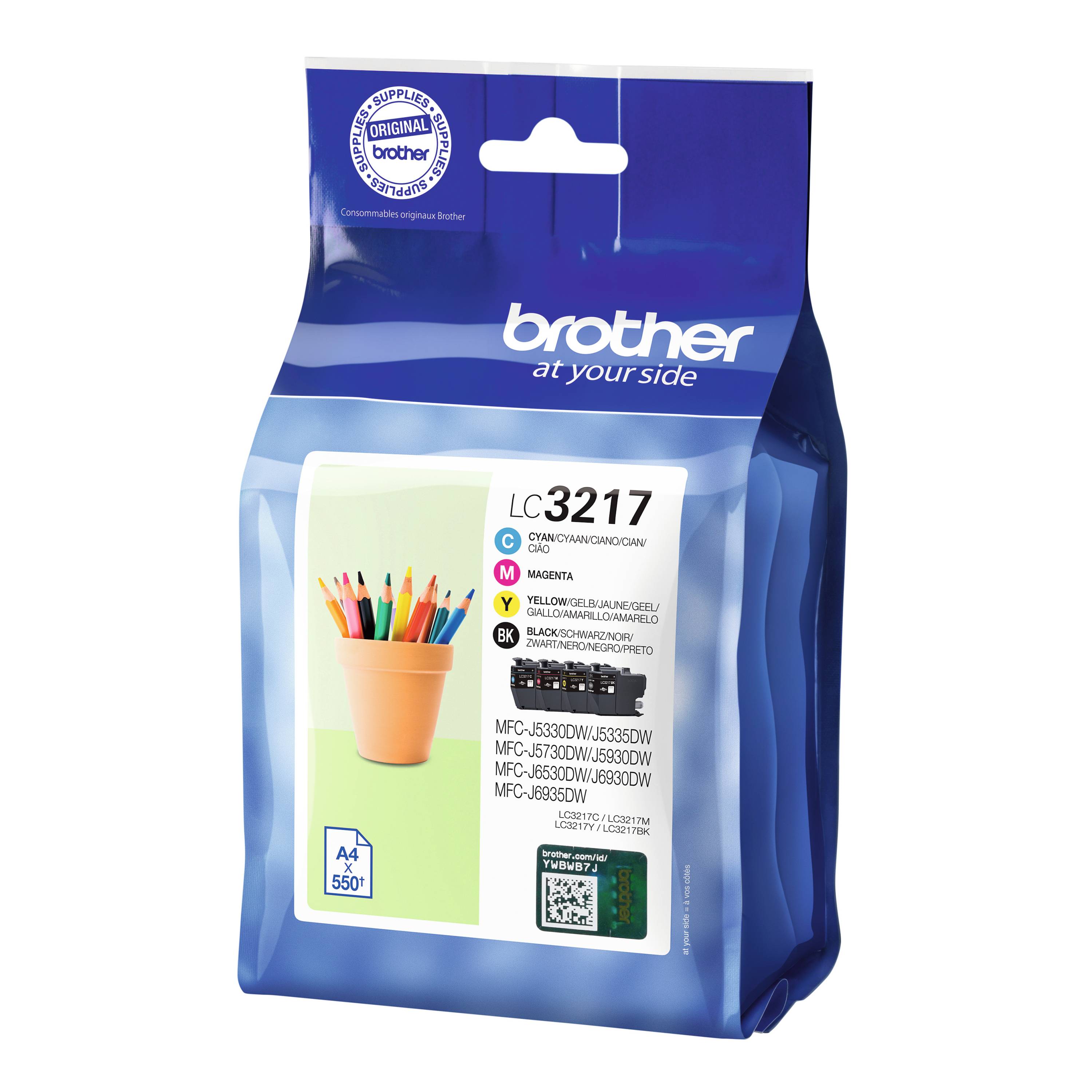 Brother Tintenpatronen LC-3217 Multipack (je 1x BK/M/C/Y)-2
