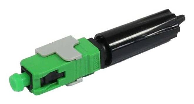 SYNERGY 21 - LWL-FTTH-Kabel zbh. Feldkonfektionierbarer Stecker SC APC für 0.9mm SM 9/125u - Kabel-1