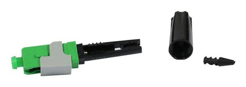 SYNERGY 21 - LWL-FTTH-Kabel zbh. Feldkonfektionierbarer Stecker SC APC für 0.9mm SM 9/125u - Kabel-2