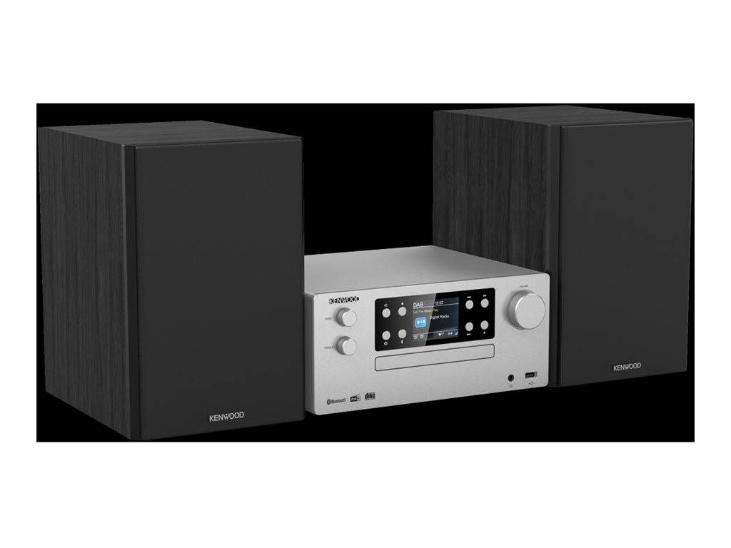 KENWOOD - M-925DAB-S - Heim-Audio-Mikrosystem - Schwarz - Silber - 50 W - 2-Wege - 13 cm - 3 cm-2