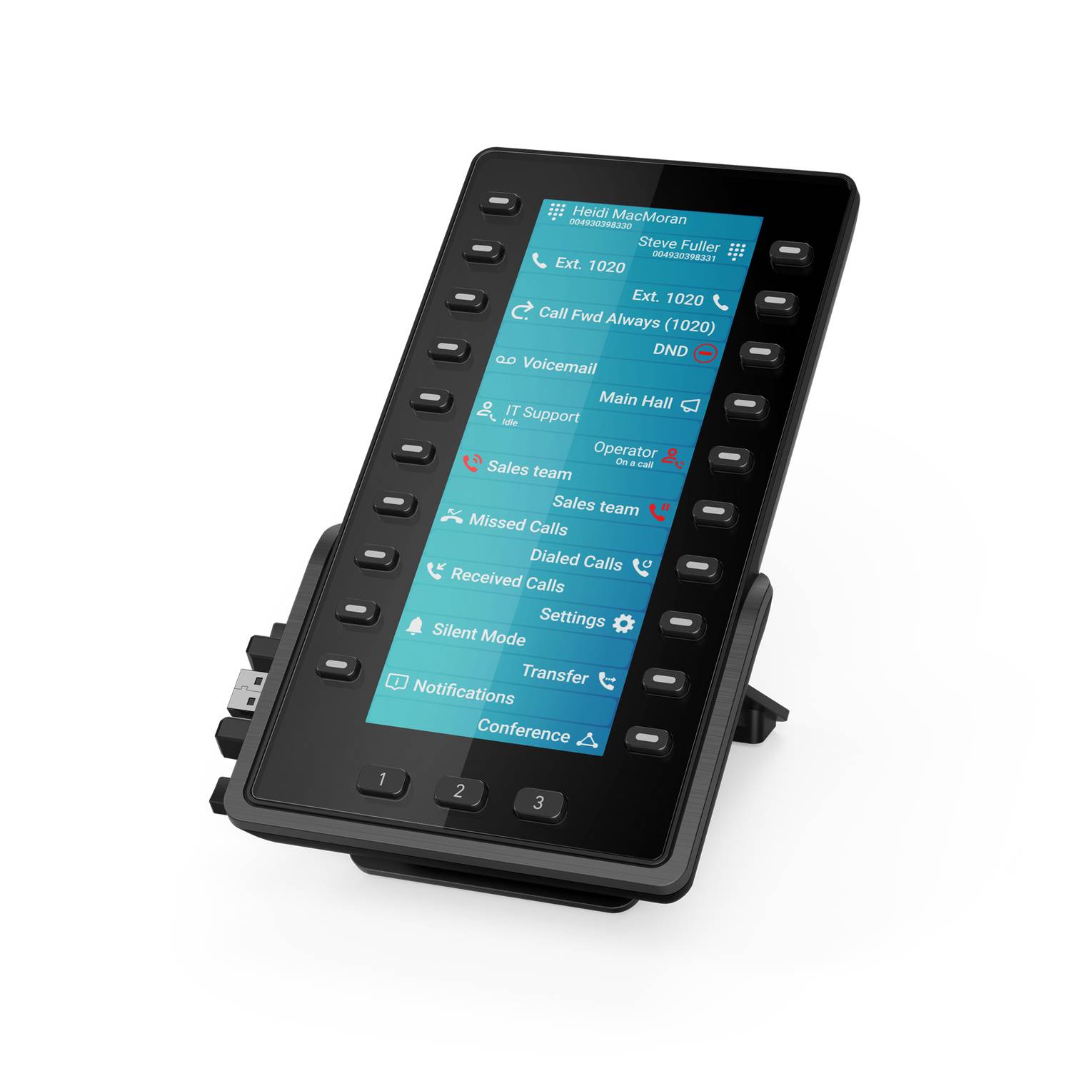 SNOM - D8C Tastenerweiterung USB für D865 D862 und D815W-1