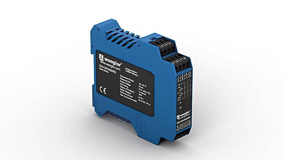 Wenglor SG4-00VA000R2 Safety Relay Basic Module-0