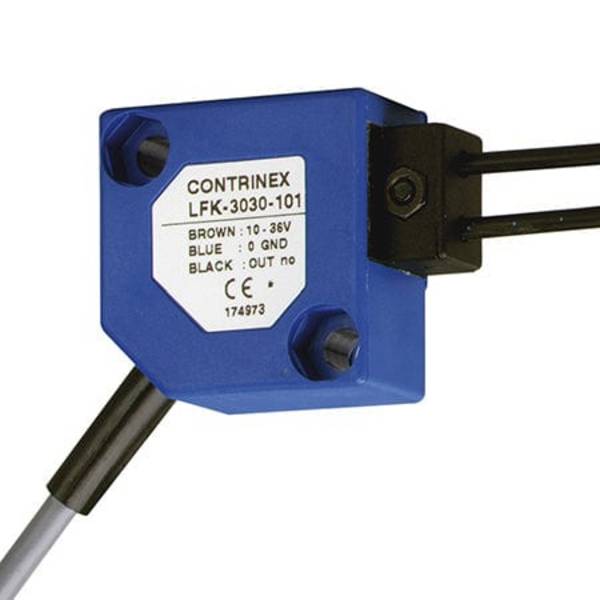 Contrinex LFS-3030-103, Fiber optic Fiber amplifier 30 x 30 120 mm PBTP (Crastin) 12 turn pot. LED, P/n: 620-000-231