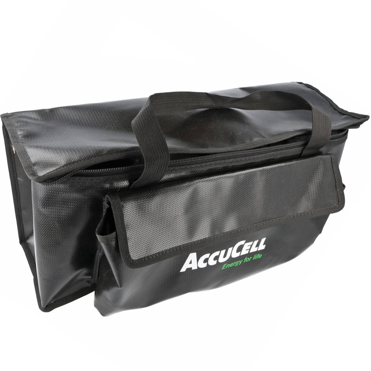 Li-ion AkkuSafe - BikeBag E-Bike Akku Aufbewahrungstasche, schwarz, Abmessungen 150 x 450 x 200mm-2