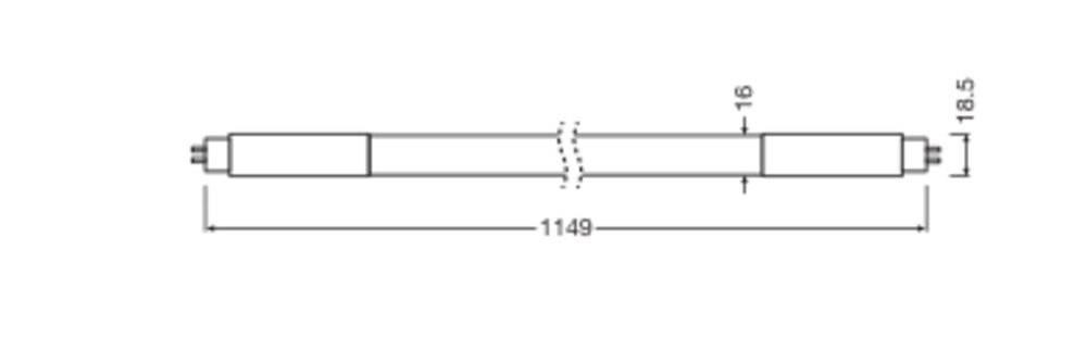PERFORMANCE HO54 - LED-Leuchtröhre - Form: T5 - matt Finish - G5 - 26 W (Entspre-2