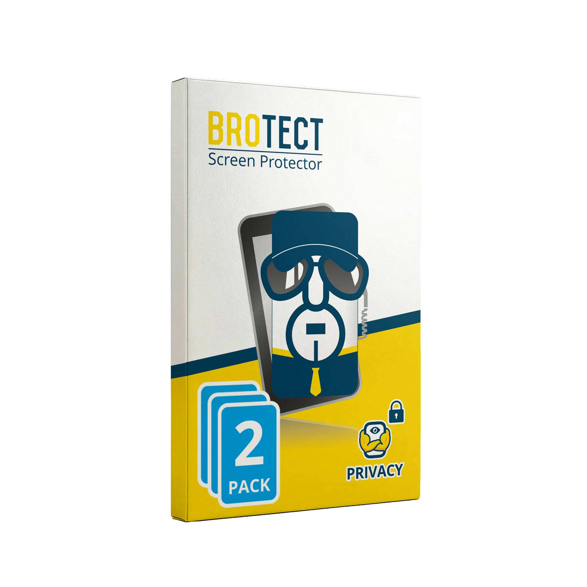 2x BROTECT Blickschutzfolie für Apple iPhone 15 / 15 Pro Anti-Spy Privacy Blaulichtschutz Sichtschutzfolie-6