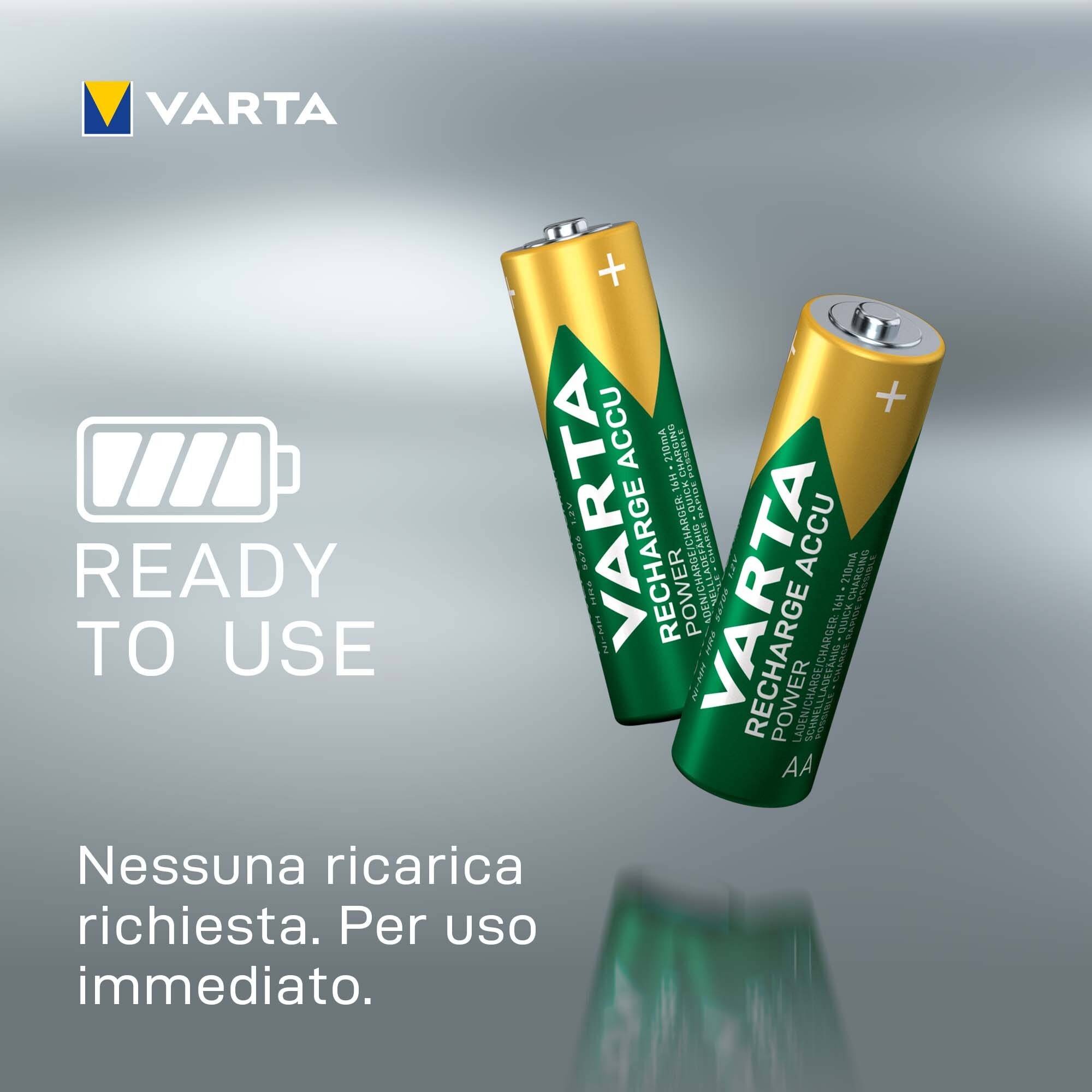 Varta Recharge Accu Power 5716 Mignon AA Akku 4er Blister-3