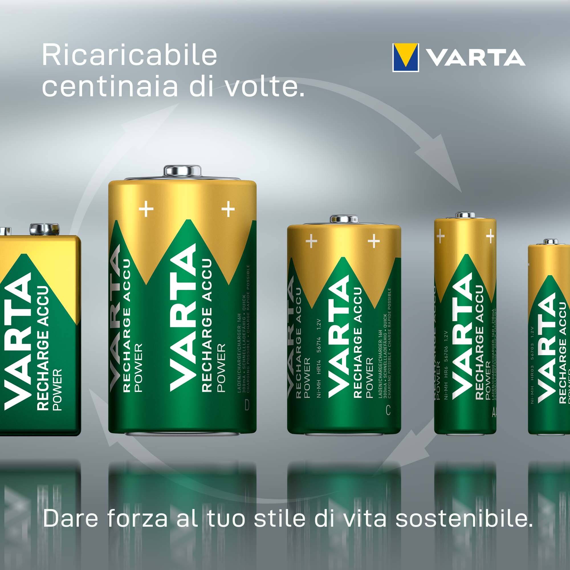 Varta Recharge Accu Power 5716 Mignon AA Akku 4er Blister-4