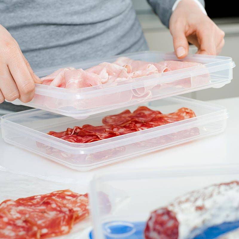 EMSA CLIP & CLOSE FRISCHHALTEDOSEN, Box, Rechteckig, 0,6 l, Transparent, Polypropylen (PP),-2