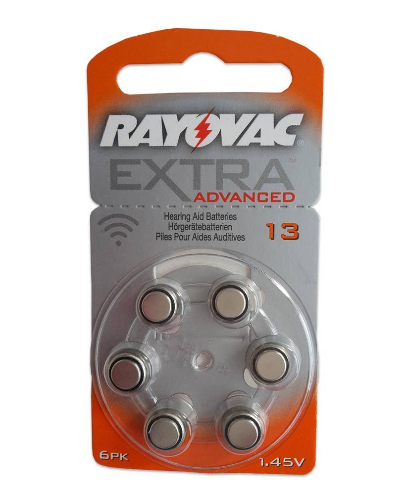 Rayovac Extra Advanced 13 PR48 Hörgeräte Batterie (6er Blister)-0