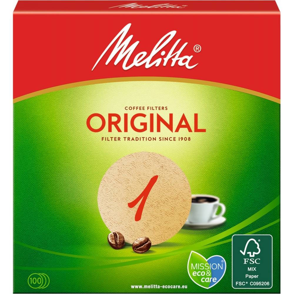 Melitta SDA Rundfilterpapier 1 naturbraun-0