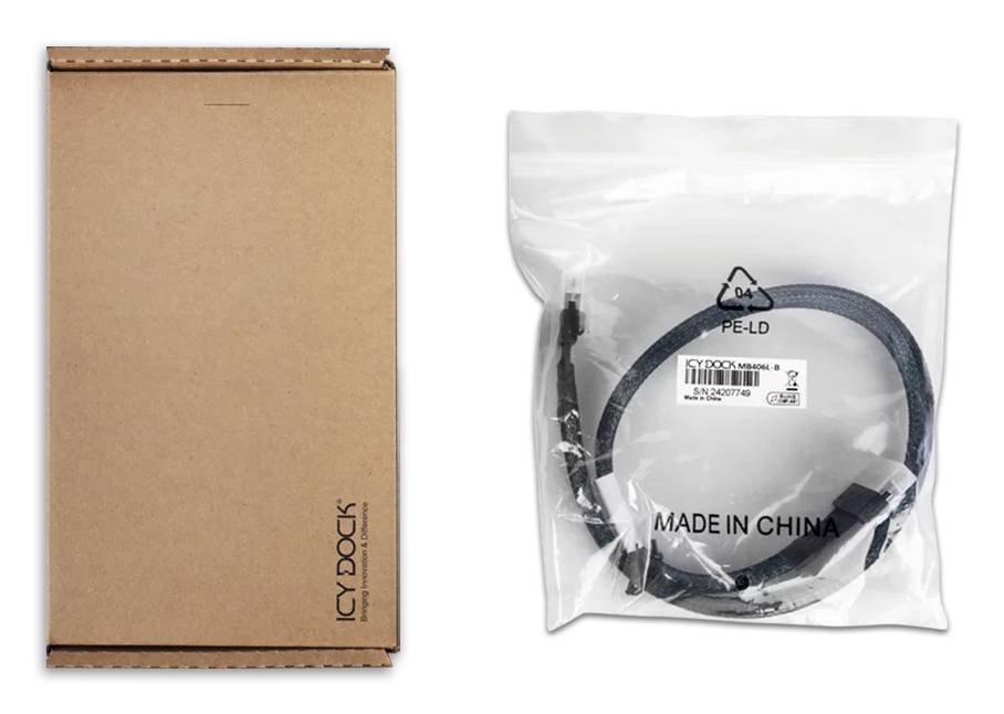 Icy Dock SATA-Kabel - 8i Slim SAS (SFF-8654) (M)-2