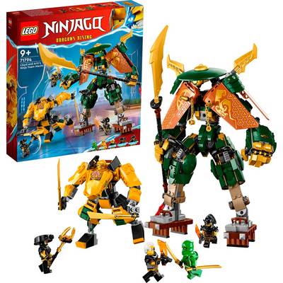 LEGO 71794 Ninjago Lloyds und Arins Training-Mechs, Konstruktionsspielzeug