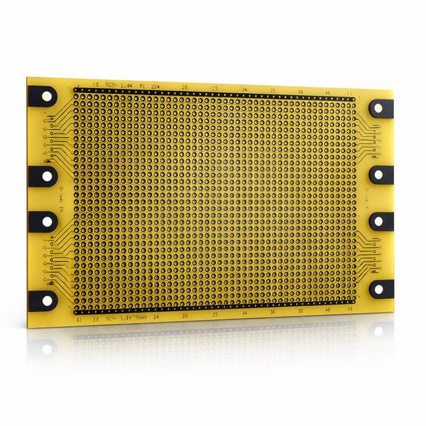Roth Elektronik RE224-LF Laborkarte FR4 160 x 100 mm 1,5 mm einseitig RM 2,54 Ø 1 mm 35 µm