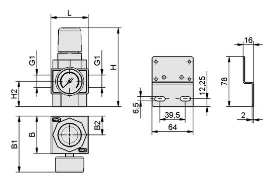 Schmalz DM 0.5...10 G1/2-IG, Druckminderer, P\n: 10.07.11.00025-1