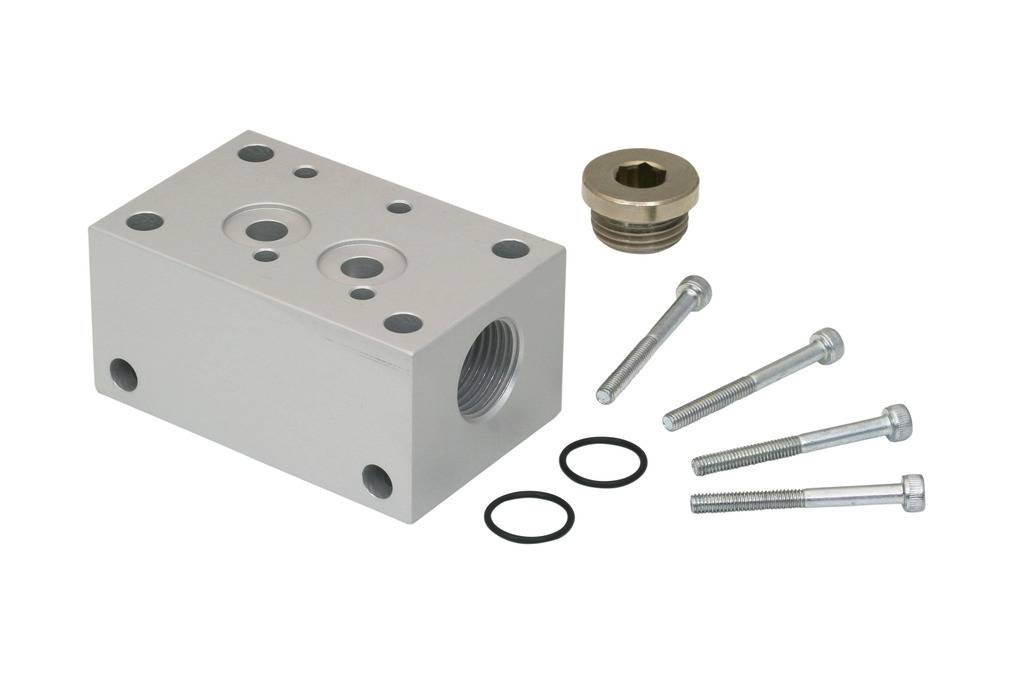 Schmalz GP 2 SMP 15..30/SCP 20..30, Druckluftverteiler als Sammelanschluss und zur Verblockung, P\n: 10.02.02.00917-0