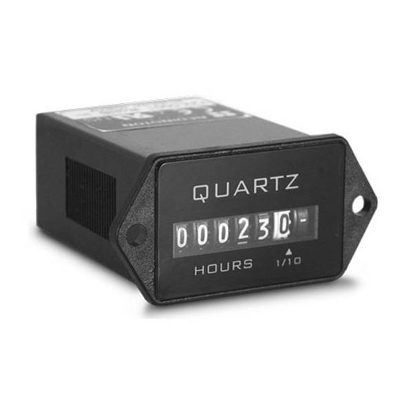 TRUMETER 722-0001 elektromechanischer AC Betriebsstundenzähler bis 99999,9 Stunden und Spannungsbereich 90 bis 264 V AC