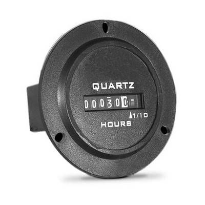 TRUMETER 732-0001 elektromechanischer DC Betriebsstundenzähler bis 99999,9 Stunden und Spannungsbereich 10 bis 80 V DC-0