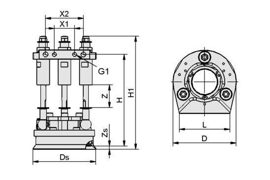 Schmalz DBD 100x189 80 M42, Halter für Doppelblechsensoren zur prozesssich Detektion einzelner, P\n: 10.01.04.00415-1