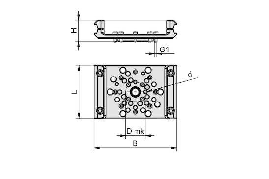 Schmalz SET PXT 64 2LT FANUC, Kompletter Flansch zur Anbindung an Leichtbauroboter, P\n: 10.01.49.00028-1