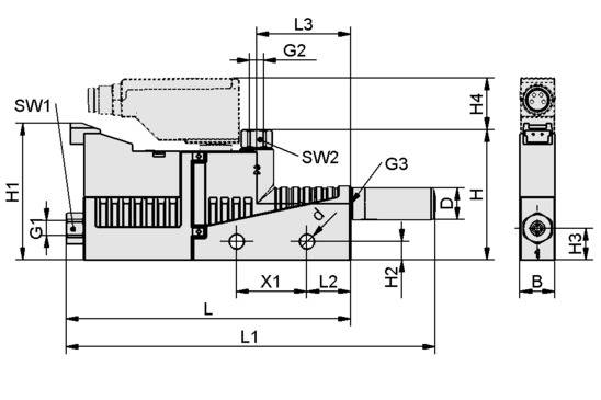 Schmalz SBP-C 05 G01 NC VS-T, Grundejektor "BASE PUMP-controlled" in besonders leichter Bauform, P\n: 10.02.01.01003-1