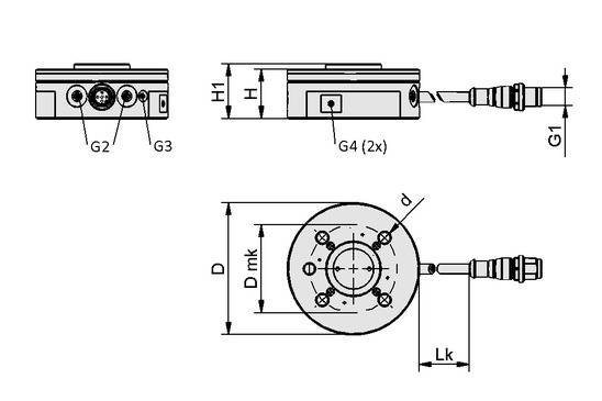 Schmalz RMQC 50 YAS DIO WB-M8-8 NPN MATCH, Schnellwechselmodul zur einfachen und schnellen Anbindung, P/n:10.08.09.00037-1