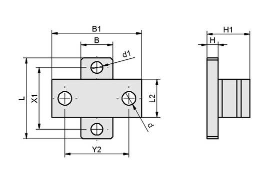 Schmalz HPS-SNG 2M6 AP/AE OP, Haltersystem, P\n: 10.01.29.00666-1