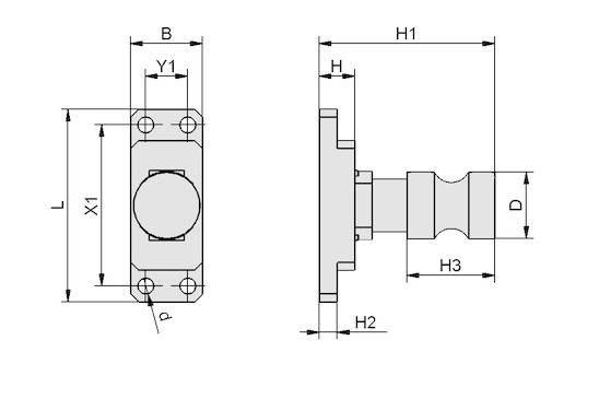 Schmalz HTS-A2 SGM 30/40 OP, Haltersystem, P\n: 10.01.17.00581-1