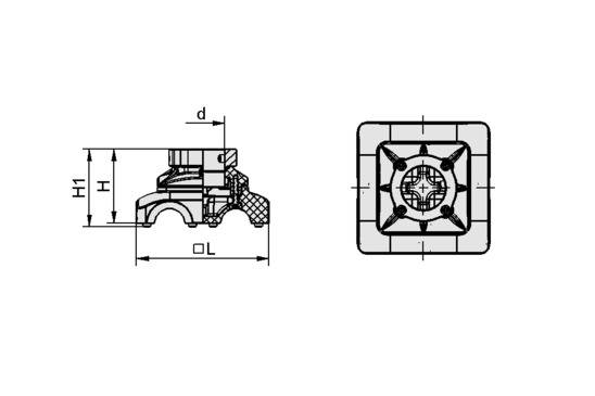Schmalz VEE-QCF4, VEE-Grundmodul mit Schnellwechseladapter und integrierter, P\n: 10.01.36.00114-1