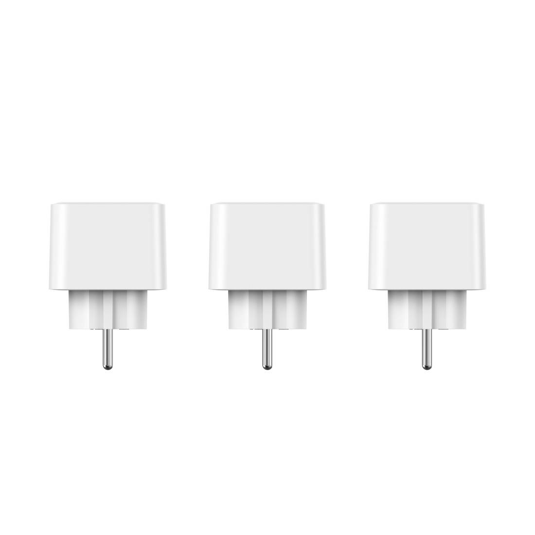 hama 00176658 Smarte WLAN-Steckdose, Matter, 3.680W, Sprach-/Appgesteuert, 3er-Pack-2