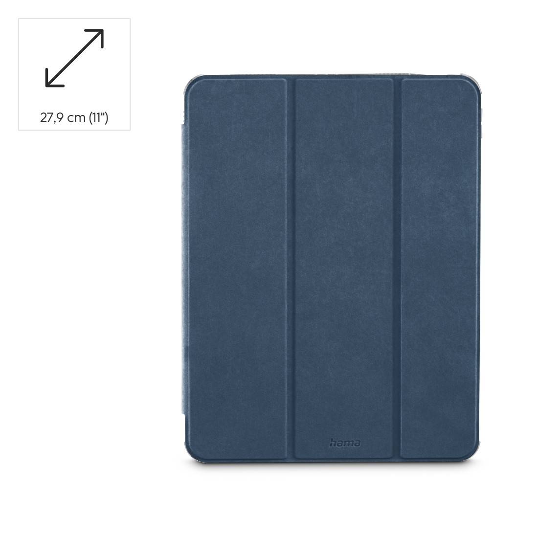 hama 00227020 Tablet-Hülle "Extreme Protect" für Apple iPad Pro 11" (2024), Velvet, Blau-1