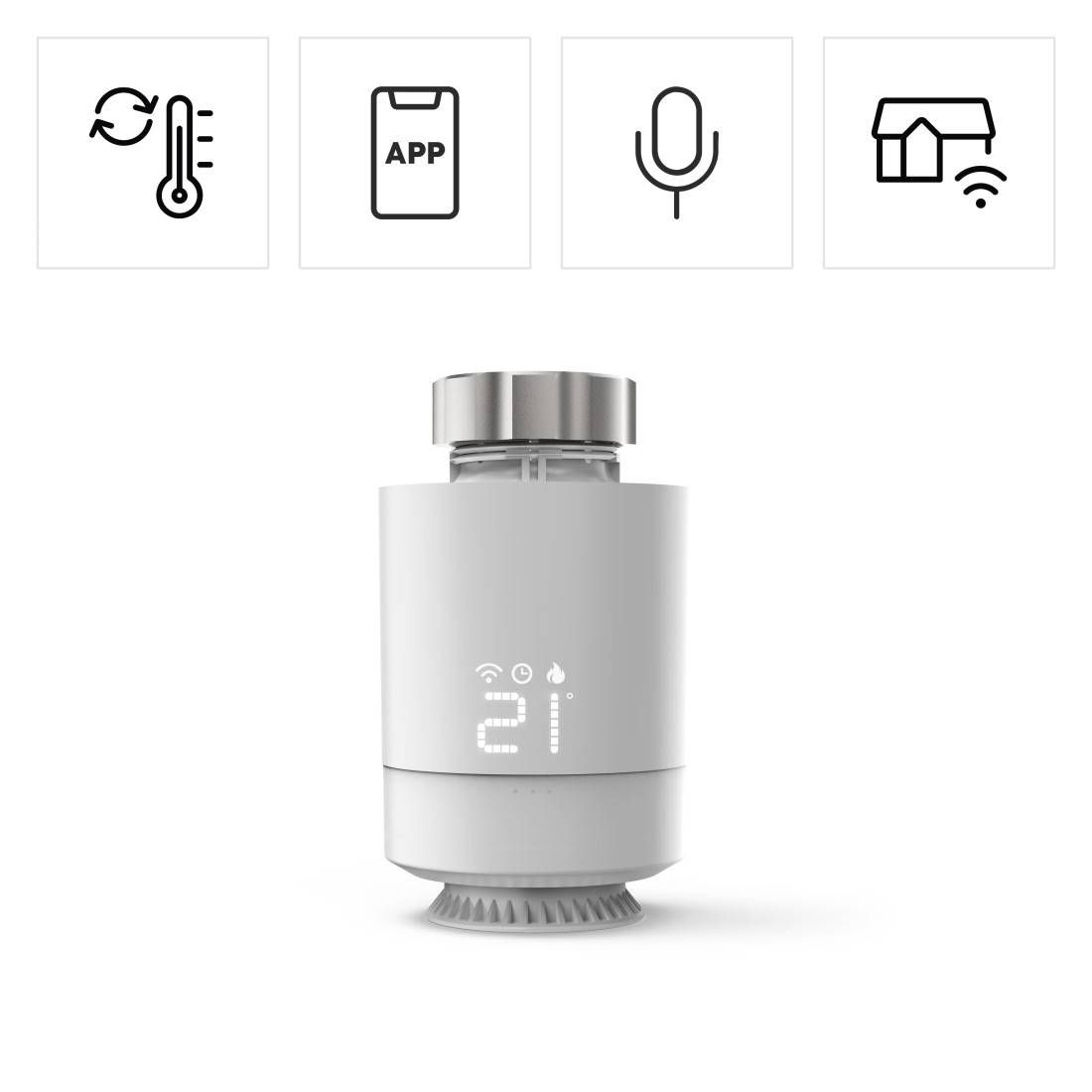 hama 00176661 Smartes Heizkörperthermostat, Erweiterung für Hama WLAN-Heizungssteuerung-2