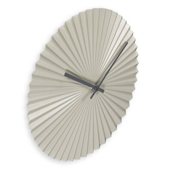hama 00185886 Wanduhr "Barbados", Quarzuhr, ohne Ticken, Ø 30 cm, Graugrün