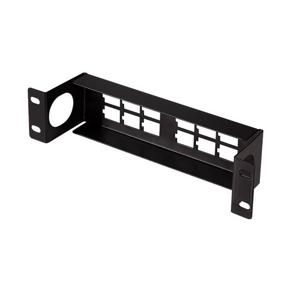 LogiLink Halterung für 12 Keystone-Module 10 Zoll schwarz