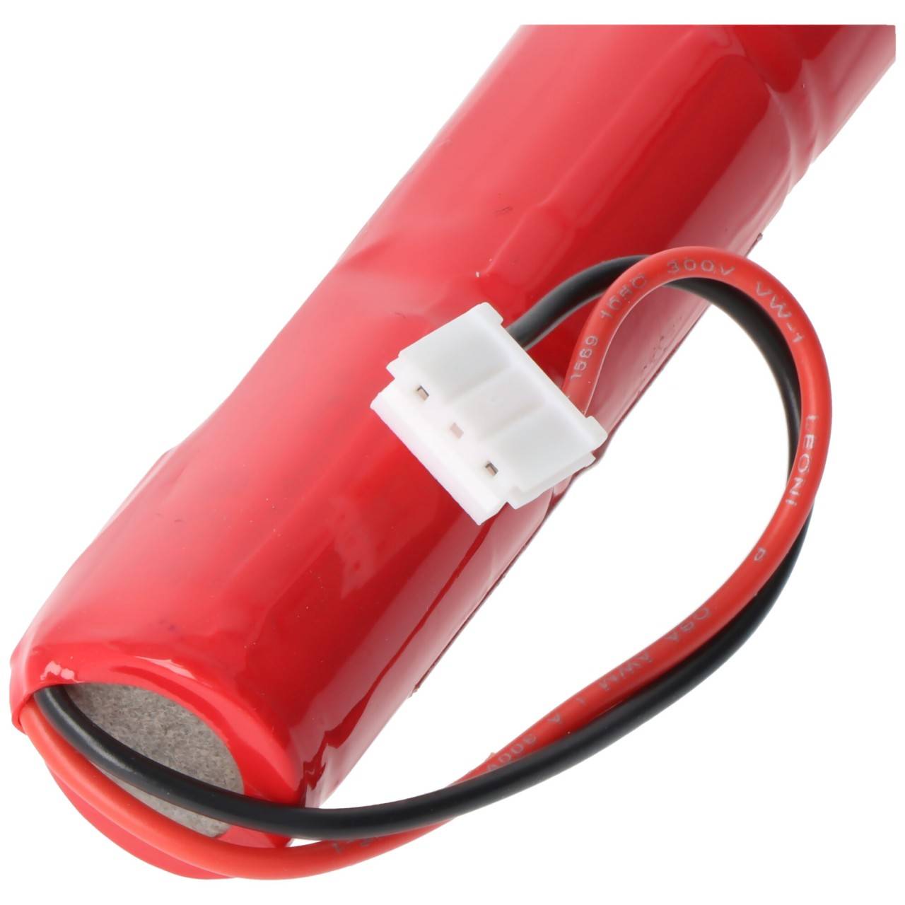 Notleuchtenakku NiMH 4,8V 750mAh, 2/3AA Size, mit Kabel und Stecker JST EHR-03, Maße 115 x 14mm-3