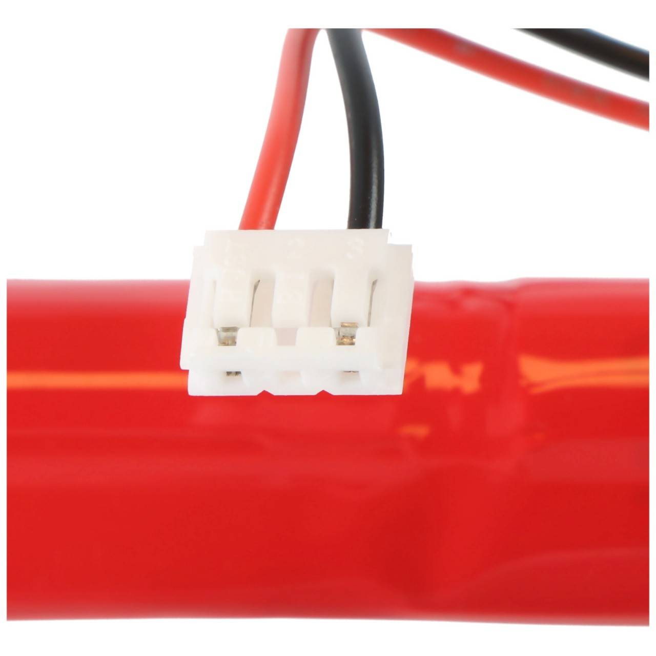 Notleuchtenakku NiMH 4,8V 750mAh, 2/3AA Size, mit Kabel und Stecker JST EHR-03, Maße 115 x 14mm-4