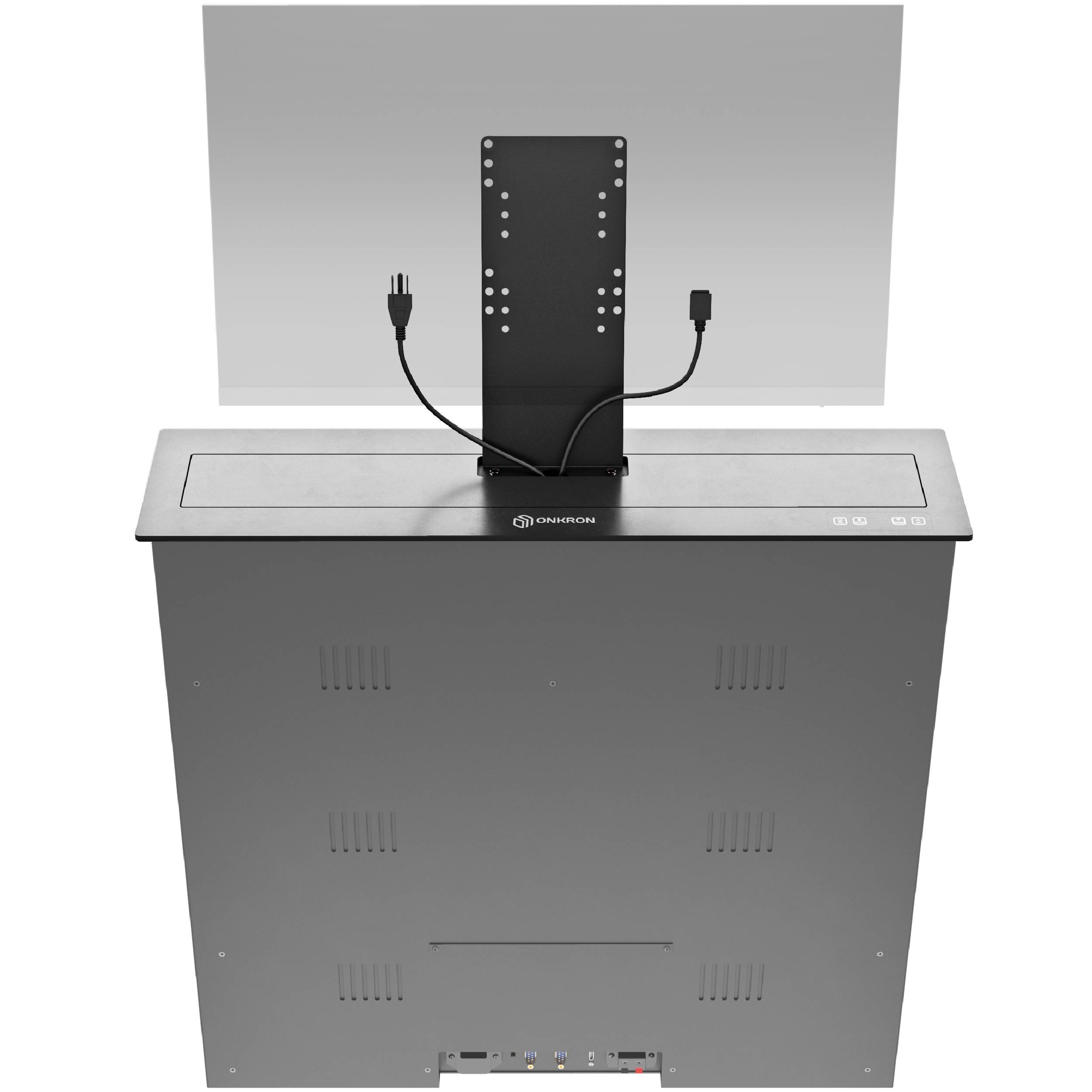 ONKRON Motorisierter Monitor Lift versenkbar für 16 - 24 Zoll Monitore bis zu 15 kg, VESA 75x75 & 100x100-0