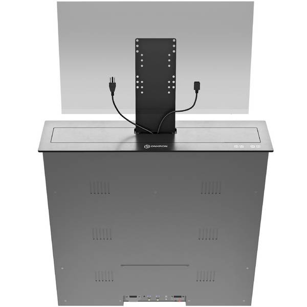 ONKRON Motorisierter Monitor Lift versenkbar für 16 - 24 Zoll Monitore bis zu 15 kg, VESA 75x75 & 100x100
