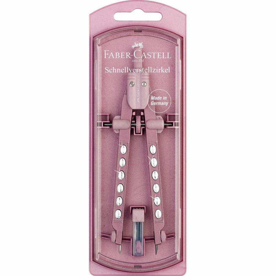 FABER-CASTELL Schnellverstellzirkel FACTORY SPARKLE-2