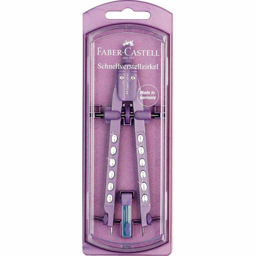 FABER-CASTELL Schnellverstellzirkel FACTORY SPARKLE-3