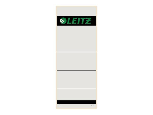 Rückenetikett für Aktenordner - Grau (Packung mit 10)