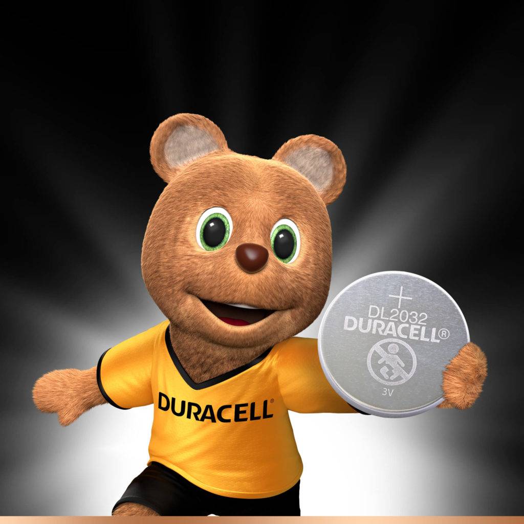 Duracell Batterie CR2032 4er Blister / Lithium 3V-2