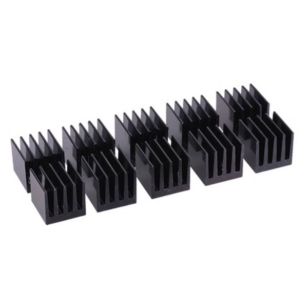 Alphacool GPU Heatsinks 15x15mm - Kühlkörper - Aluminium - Schwarz - 15 mm - 15 mm - 15 mm