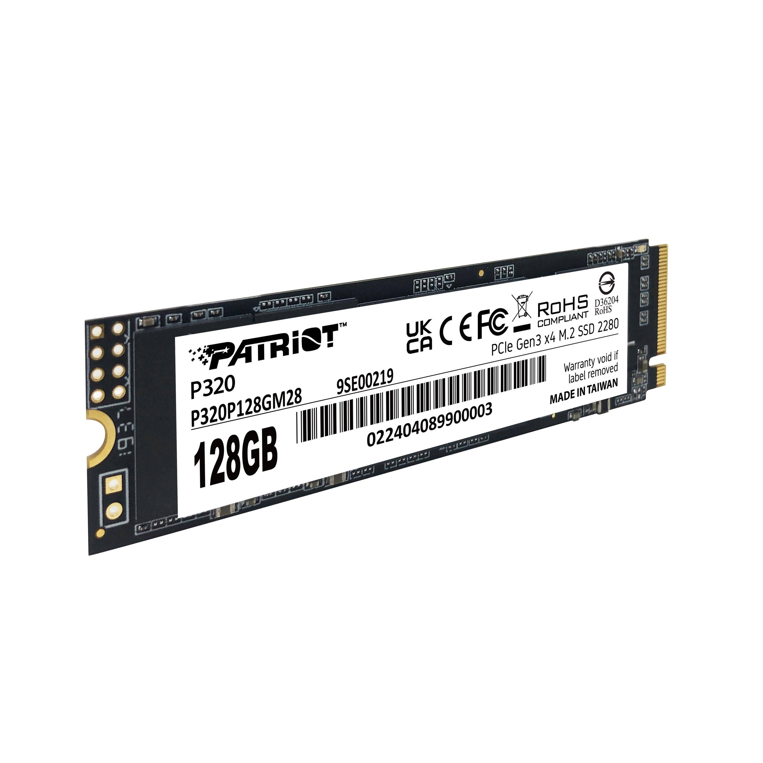 Patriot P320 - SSD - 128 GB - intern - M.2 2280 - PCIe 3.0 x4 (NVMe)-2