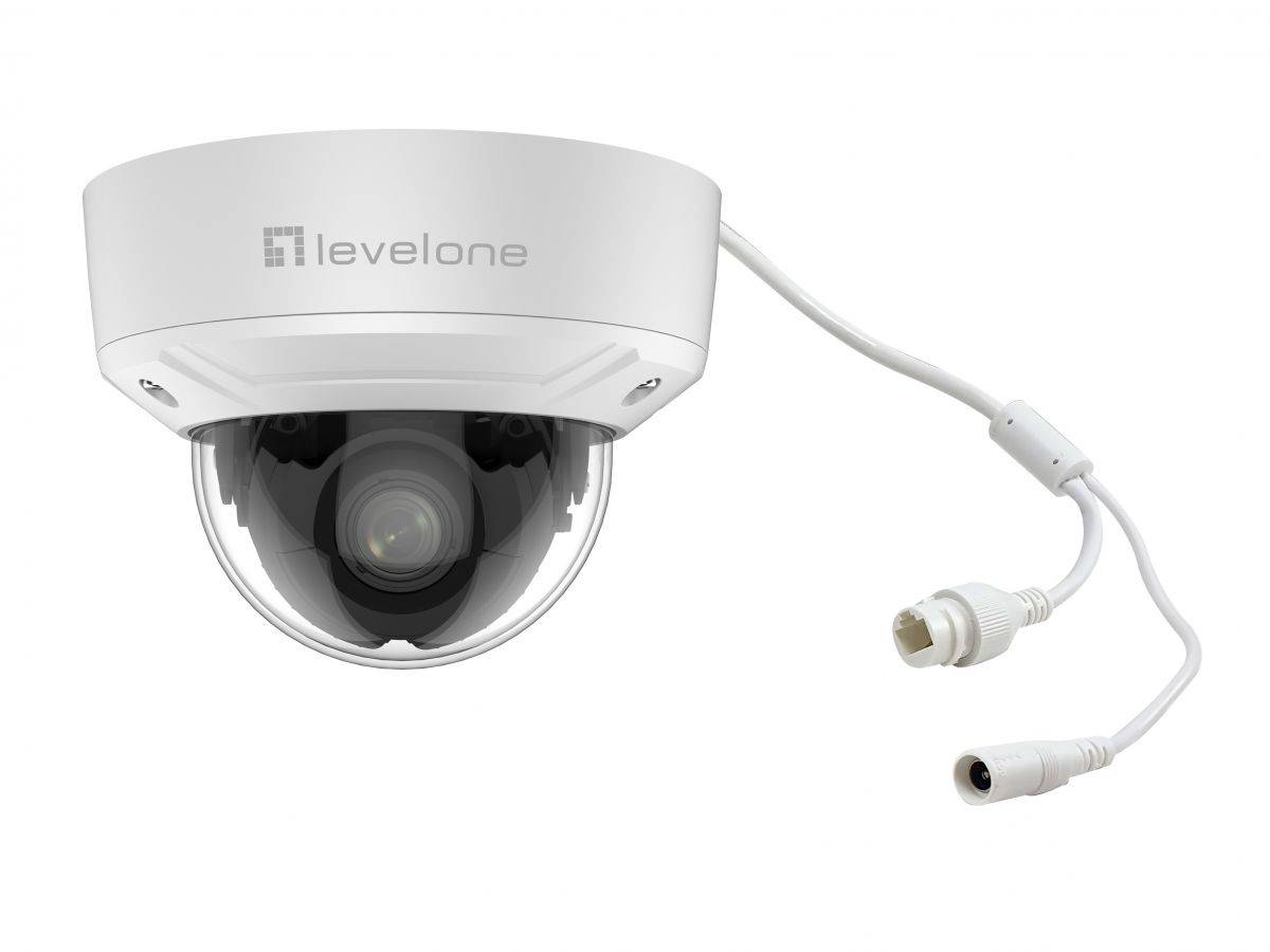 LevelOne IPCam Dome Out 2MP H.265 IR 10W PoE Netzwerkkamera 2 MP-1
