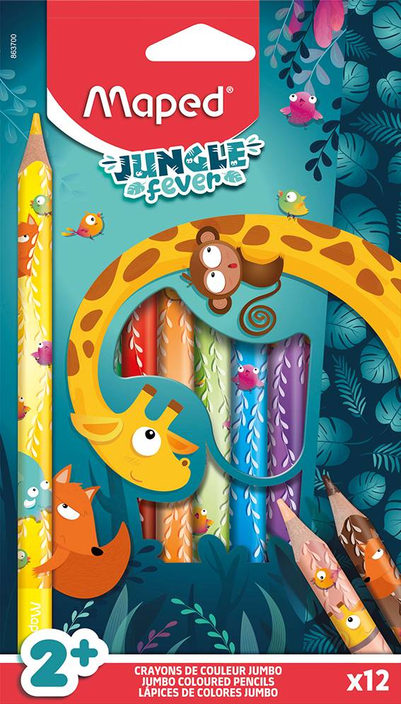 MAPED - Buntstifte JUNGLE fever Mehrfarbig-1