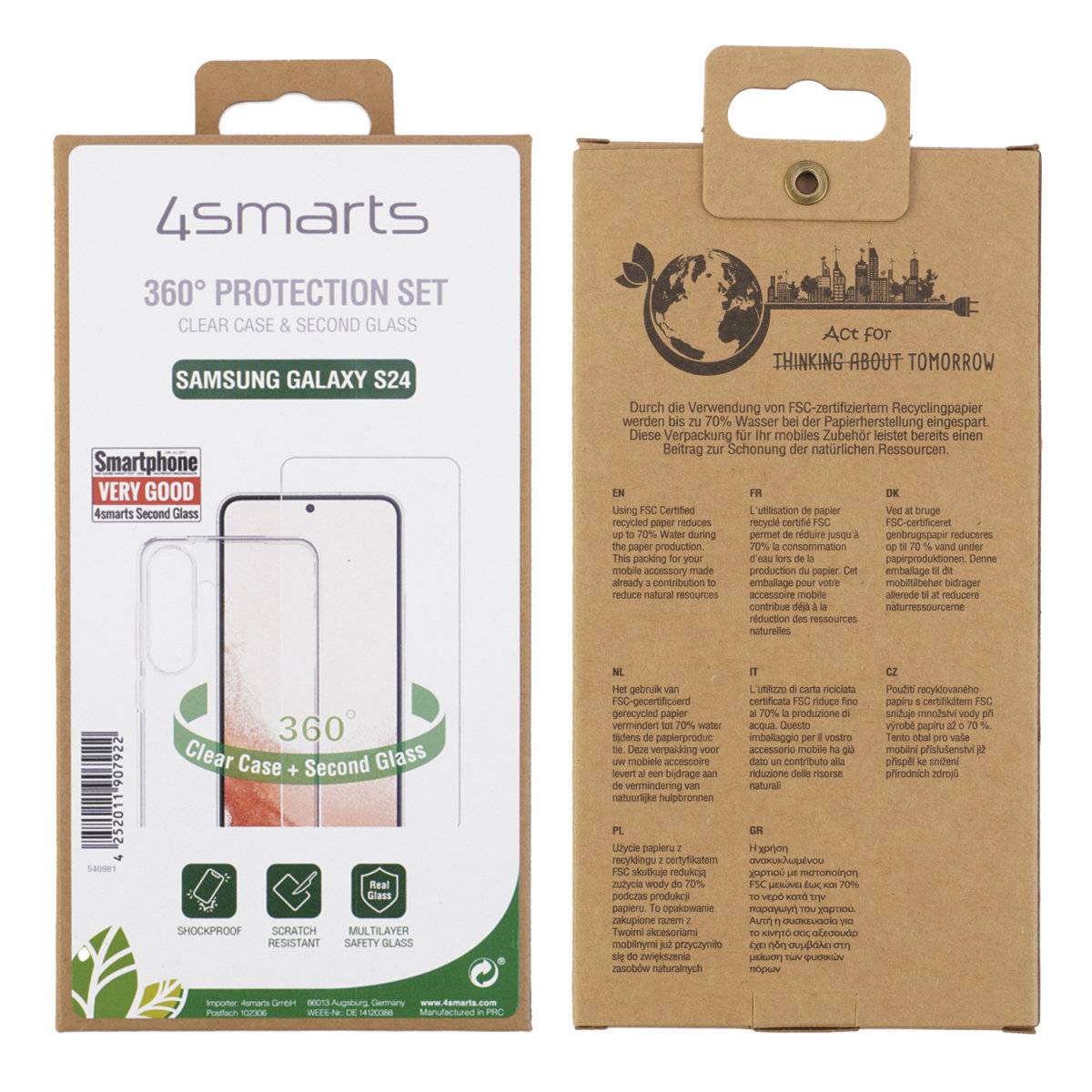 360° Protection Set für Samsung Galaxy S24 - (Schutz-)hülle-2